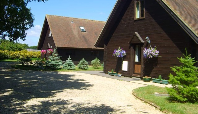 Hardy Chalet Scandinavian style chalet on working dairy farm