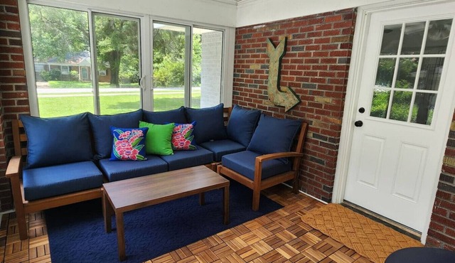Harrison Patio Haven | 2BR 1 BA | Near Ft Jackson