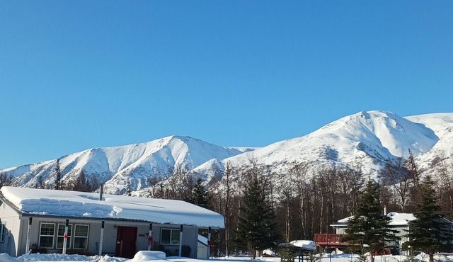 Hatcher Pass retreat for you and your four legged friends!