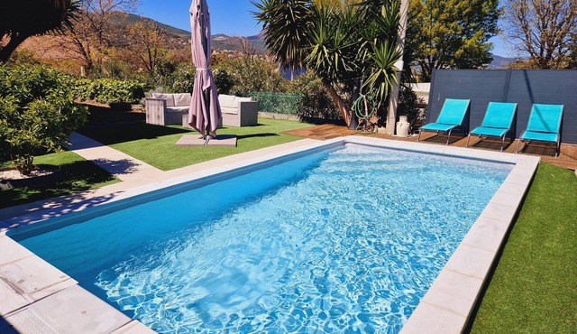 Haut de Villa Piscine Privée Jardin Terrasse à 5' de la Plage et à 15' de Bastia