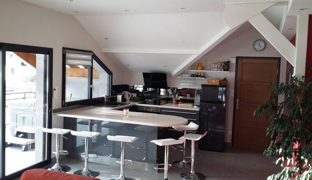 Haute Savoie between Annecy and Geneve in Vovray en Bornes Accommodation for 4 people jacuzzi