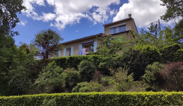 Haven of peace in Drôme Provencal with large garden by the river