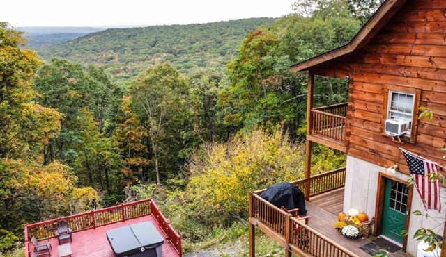 Haven View Retreat | Private Log Cabin | Hot Tub