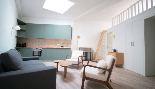 Havre de paix parisien - 2 chambres - mezzanine