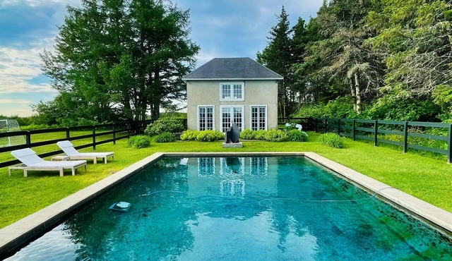 Hawk Field Pool House - inground pool - breath taking country views