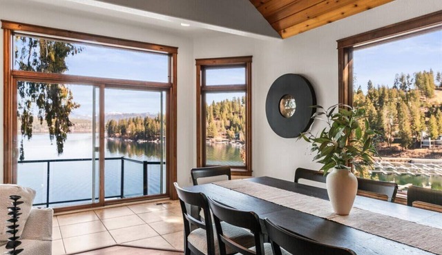 Hayden Lake stay with peaceful setting and views
