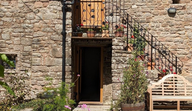 Hayloft studio in historic barn