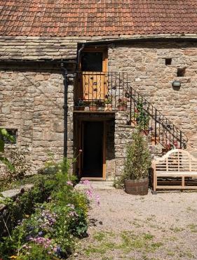 Hayloft studio in historic barn