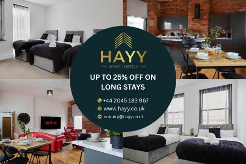 Hayy Apartments Stylish & Central Stays in Barnsley