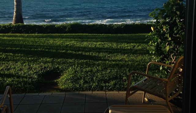 Hear the waves. Oceanfront studio condo