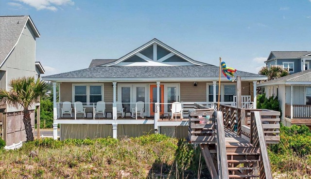 Heard the Waves beautifully maintained oceanfront home designed with vacationers in mind