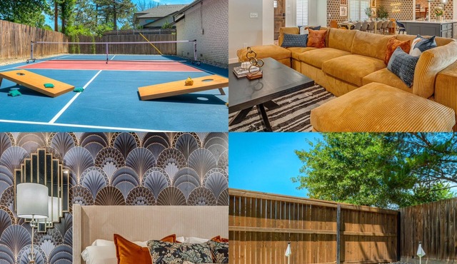 Heart of Midtown Gem - Pickleball Court - Putting Green - 5 Bedrooms