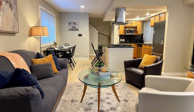 Heart of the City Group Hub Patio Fireplace Parking