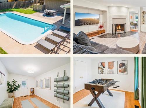 Heart of Tulsa, pool, game room, Sleeps 8