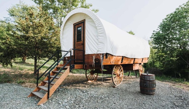 Heated & AC Full Bathroom Covered Wagon