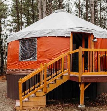 Heated & AC Yurt