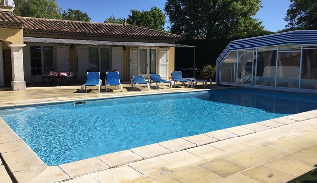 Heated and covered private air-conditioned villa