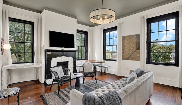 Heated Pool Access, Luxe Forsyth Condo