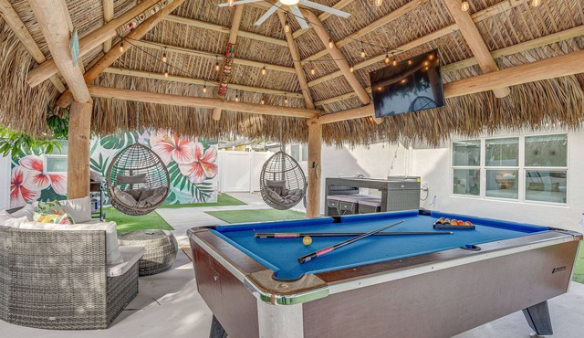 Heated Pool + Backyard: North Palm Beach Retreat!