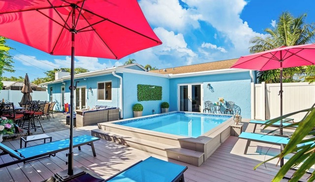 Heated Pool, Big Deck, Billiards, Games, PAC-MAN