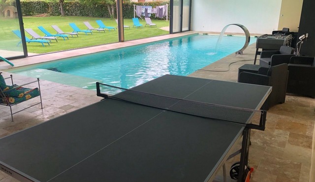 Heated pool cottage 31° ZOO LA FLECHE/24H DU MANS