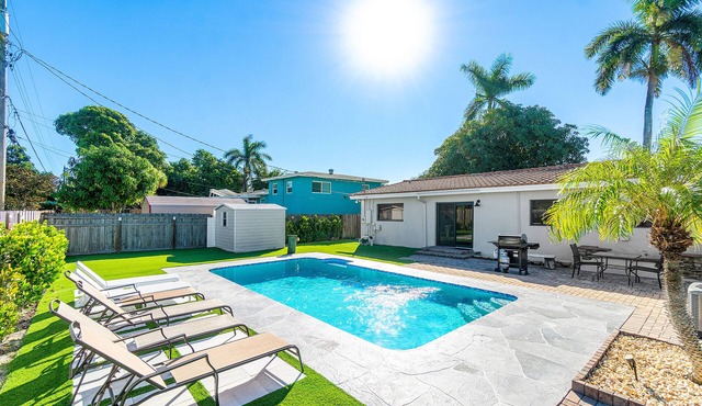 Heated Pool Home 3.6 Miles from Beach