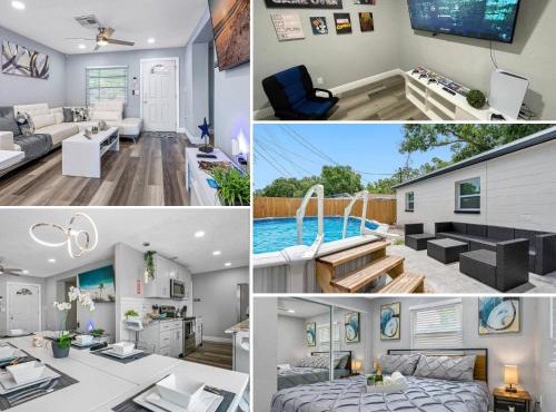 Heated Pool Home w PlayStation 5 & Games!