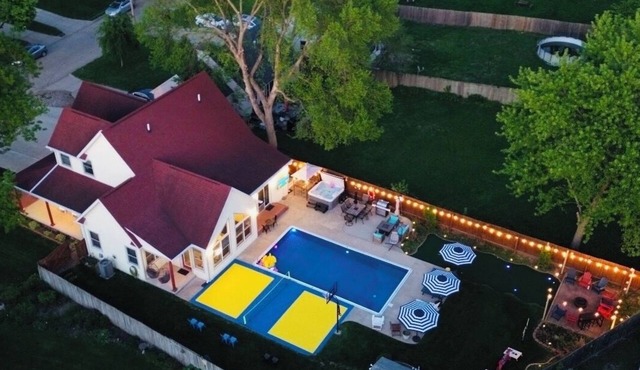 Heated Pool Hot Tub PicklebalMovieTheaterPoolTable GameR Golf