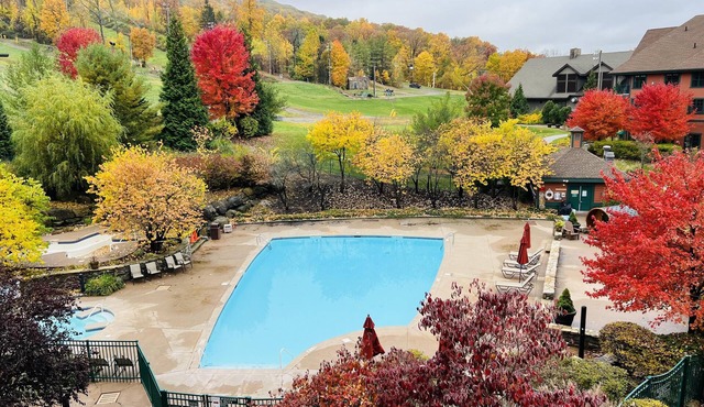 Heated Pool Hot Tubs Sauna Gym Deck Mtn Front Appalachian @ Mtn Creek #316