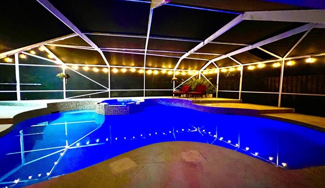 Heated Pool House With Spa and Putting Green WEF POLO