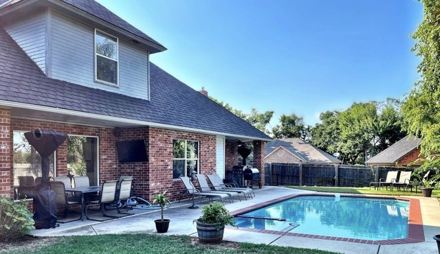 Heated pool near CowboyHF/WCWS/Bricktown