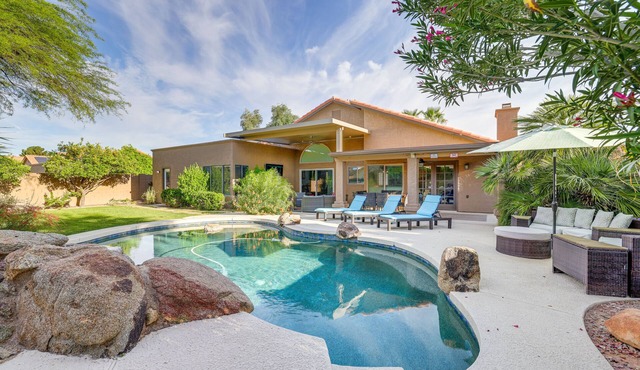 Heated Pool & Patio: Tempe Retreat Near Hiking!