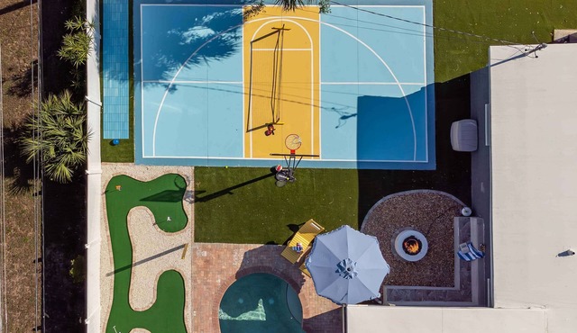 Heated Pool/Pickleball Court & Fire Pit