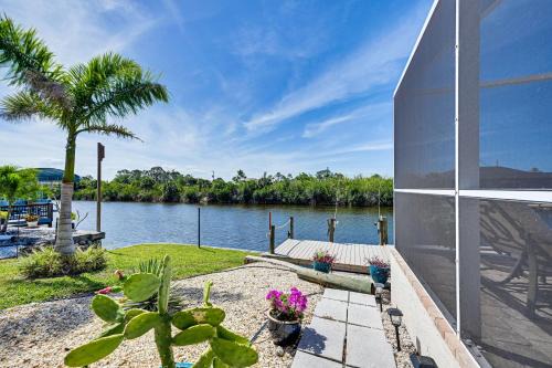 Heated Pool w/Canal Views: Port Charlotte Home