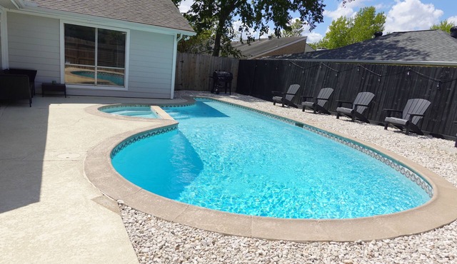Heated private pool at The Stafford Oasis!
