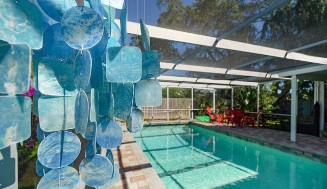 Heated Private Pool! Recently Updated! Well Stocked Property! Mins to Beach