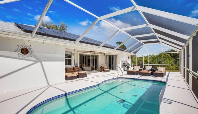 Heated Saltwater Pool! Family Port Charlotte Home