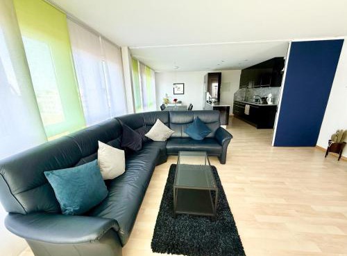 Helles klimatisiertes 100m2 Apartment Nähe Flughafen & Zürich City