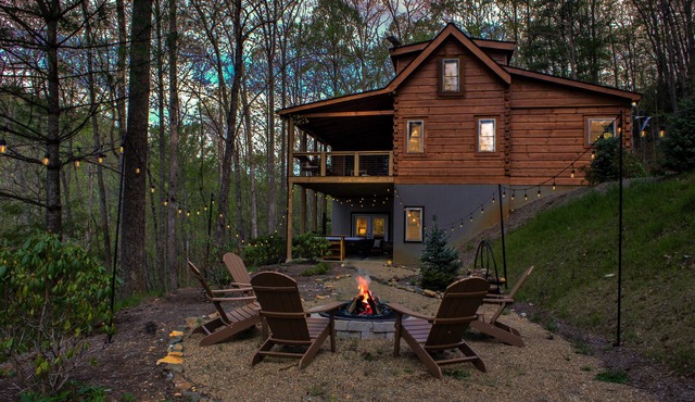 Hemlock Creek Cabin | Spacious Cabin with Game Room, Hot Tub, Fire Pit and Trails