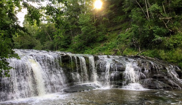 Hemlock Hideaway Cabin with waterfalls, walking trails