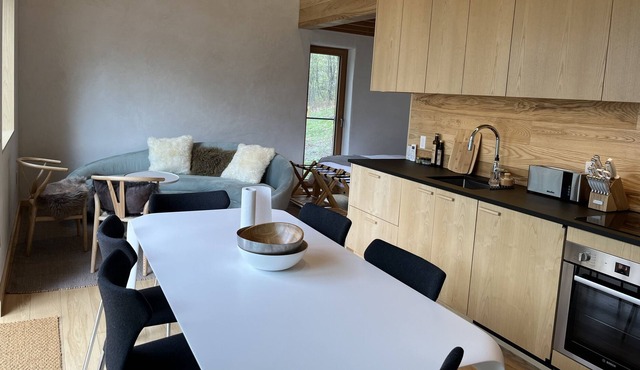 Hempcrete Cabin within the hills of the Berkshire Mountains of New York