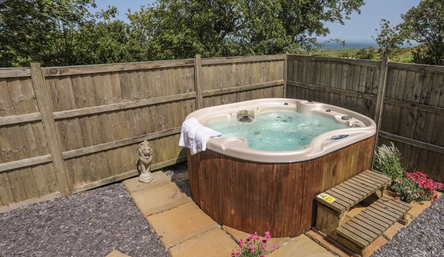 HEN GILFACH STABLE, romantic, with hot tub in Llanfairyngnhornwy