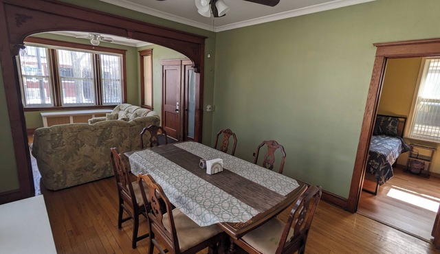 Heritage Natural Light & Wood 2-bedroom Bungalow Unit in Northwest Cicero