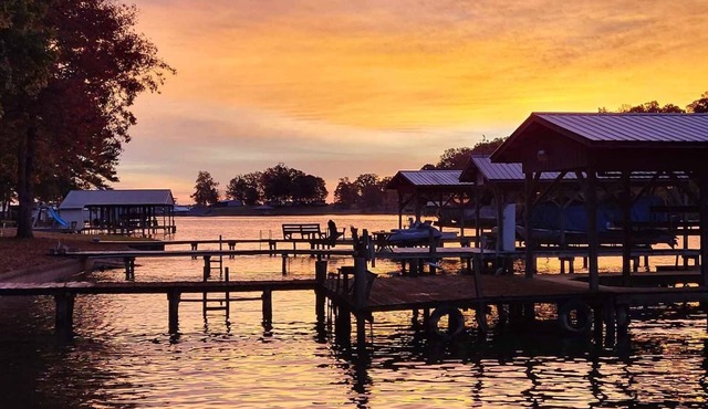 Heron's Rest is a lakefront house with cabin feel, truly a diamond in the rough!