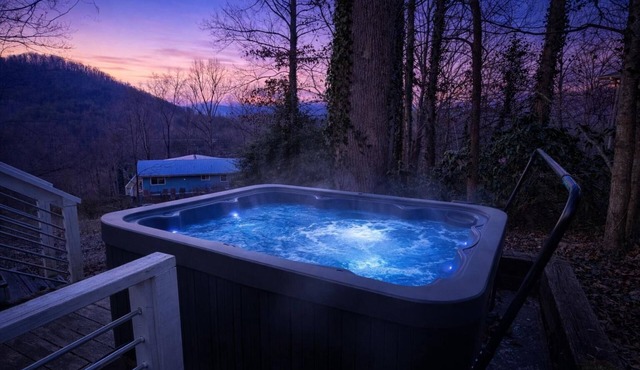 Hiawassee Chalet | Hot tub | Pet Friendly I Enclosed Patio/1m to Marina