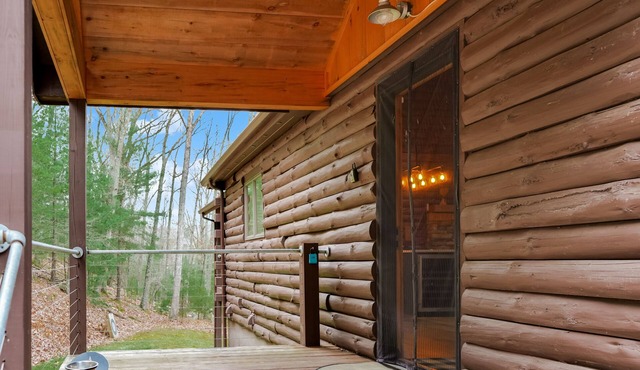 Hidden Cabin Retreat with Hot Tub in Lost City, WV