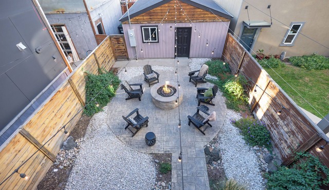 Hidden Gem in RiNo, 4 Bed/3 Bath, Backyard with firepit and 2 car garage