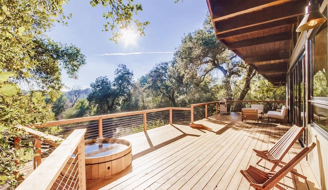 Hidden Oasis Hot Tub-Disney Train Track.