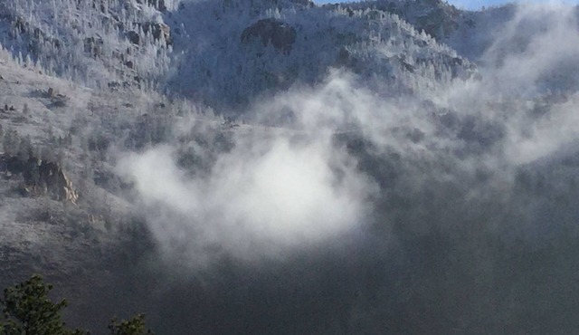 HIGH Above The City on Pikes Peak Mountain.