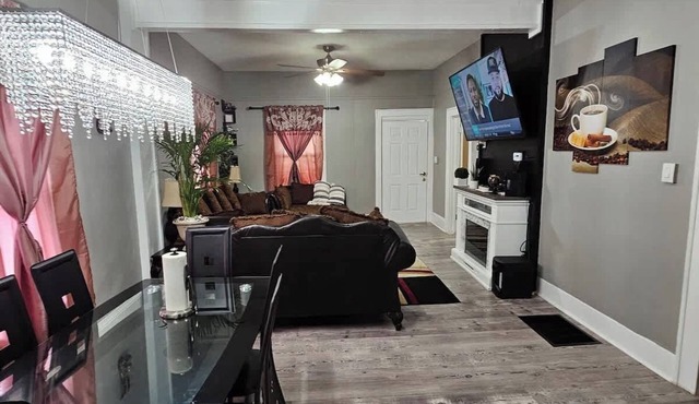 High Ceilings | King Beds | 85” TV | Near Downtown